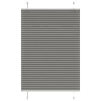 Roleta plisowana antracytowa 90x100 cm Szerokość tkaniny 89,4cm