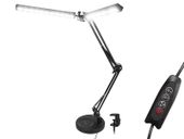 Lampka biurkowa LED LB-21 czarna podwójna