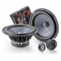 Głośniki samochodowe Focal 165mm 160W zestaw 2 drożny 4 ZWROTNICE tweetery