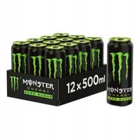 Napój energetyczny Monster Energy Zero Sugar Green bez cukru 12x 500ml