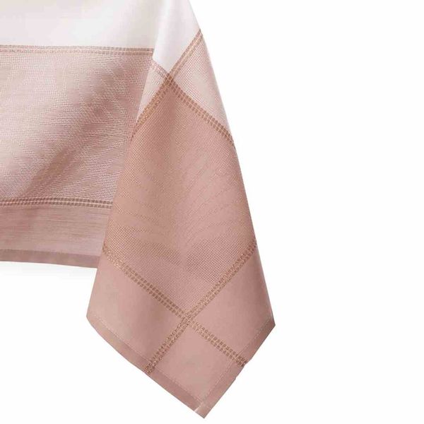 TCLOTH/AH/LILLE/PINK+WHITE/140X280 zdjęcie 1