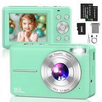 CYFROWY APARAT FOTOGRAFICZNY ZOOMEM 16X I LAMPĄ WYPEŁNIAJĄCĄ + 32GB KARTA