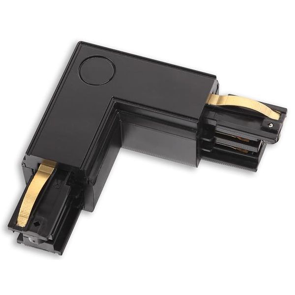 Prawy łącznik do szyn trójfazowych typu "L" MHT1-L/R-BK TRACK Maxlight czarny zdjęcie 1