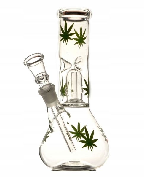 Fajka wodna bongo szklane ICE Don't Panic Leaf zdjęcie 2