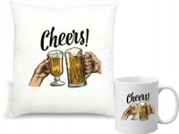 Zestaw PODUSZKA i KUBEK PERSONALIZOWANY nadruk duży wybór wzorów