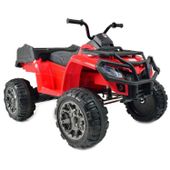 WIELKI QUAD 24 V, 2X100W, AMORTYZATORY, MIĘKKIE KOŁA, RADIO 0909-24V