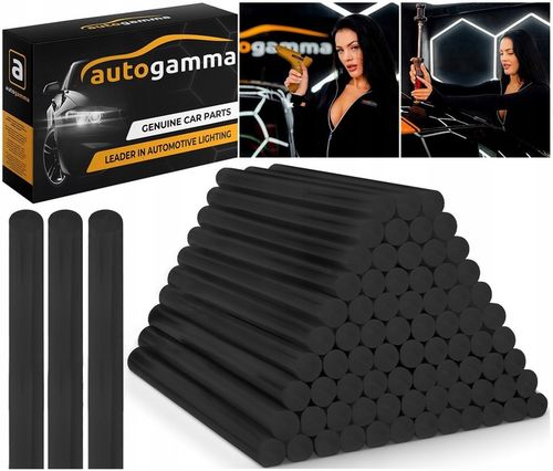 Klej do pistoletu na gorąco mocny czarny 50 sztuk PDR usuwanie na Arena.pl