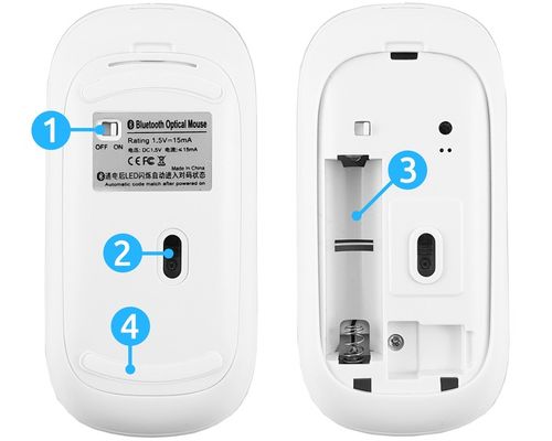 MYSZKA KOMPUTEROWA BEZPRZEWODOWA BLUETOOTH CICHA MYSZ OPTYCZNA na Arena.pl