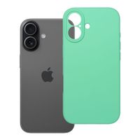 Etui na iPhone 17 Silicone 2mm (camera protection) zgodne z MagSafe miętowe