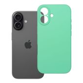 Etui na iPhone 17 Silicone 2mm (camera protection) zgodne z MagSafe miętowe