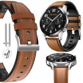 PASEK SKÓRZANY DO HUAWEI WATCH GT 2 2e 3 4 5 GT2 GT3 GT4 GT5 PRO 46MM 48MM