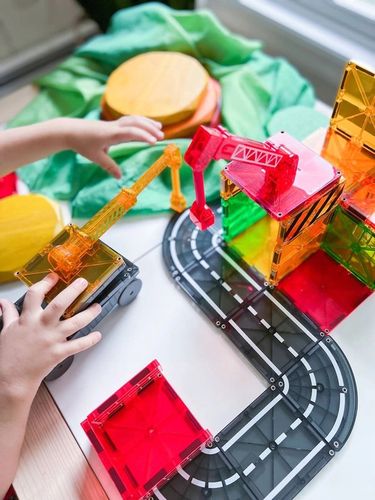 Magna-Tiles, klocki magnetyczne Builder 32 el. na Arena.pl