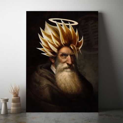 Obraz na płótnie dragon ball super saiyan 50x70 cm na Arena.pl