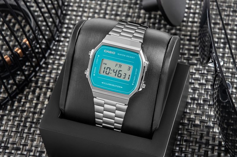 zegarek męski casio vintage a168wem-2ef + box zdjęcie 5