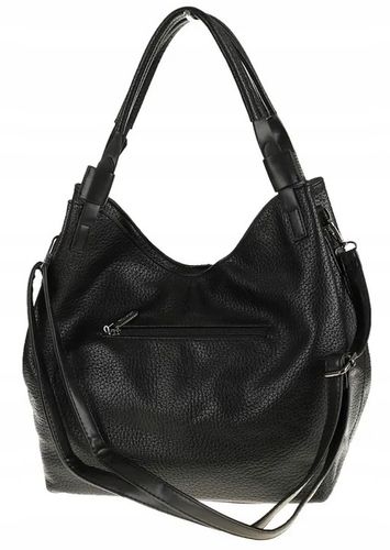 Torebka Damska listonoszka worek na ramię duża pojemna CWHS0581 Czarna na Arena.pl