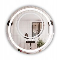 LUSTRO OKRĄGŁE LED FI 60cm WŁĄCZNIK DOTYKOWY