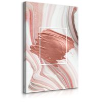 Obraz Canvas Do Sypialni Różowy Mamrur Abstrakcja Styl Glamour 40cm x 50cm