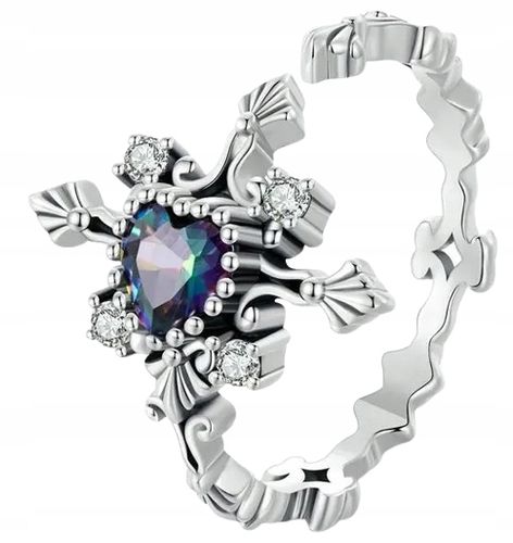 Pierścionek Ażurowy Czarny Krzyż srebro regulowany s925 +pudełko na Arena.pl