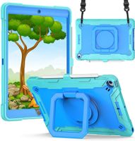 Etui do iPad Mini 6 8.3" z Podstawką i Paskiem na Ramię Niebieskie