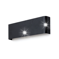 Kinkiet Ideus czarny zintegrowane źródło LED 10 W 03554
