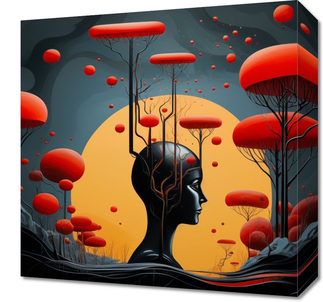 Obraz 40x40cm Myślokształty zdjęcie 1