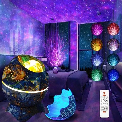 PROJEKTOR GWIAZD LAMPKA NOCNA RZUTNIK LED JAJO DINOZAURA DLA DZIECI PREZENT na Arena.pl