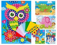 Mozaika Wyklejanka Kreatywna Piankowa Samoprzylepna Fandy 6 szt Dla Dzieci