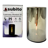 Lampion Lustrzany Płomień 3D LED SUBITO (1050) H125