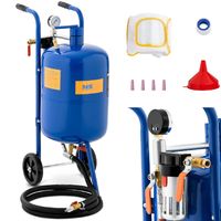piaskarka syfonowa mobilna z regulacją ciśnienia 60-125 psi 40 l