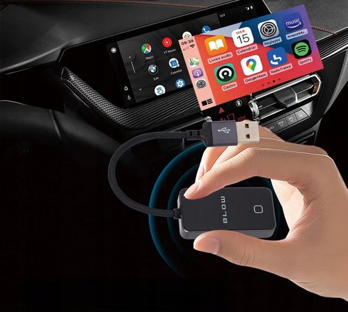 ADAPTER BEZPRZEWODOWY CARPLAY ANDROID AUTO WIFI BLUETOOTH + ADAPTER na Arena.pl