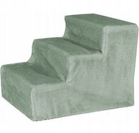 SCHODKI SCHODY RAMPA DLA PSA TRZY STOPNIE 30CM PODEST SZARY SKŁADANE ZW25