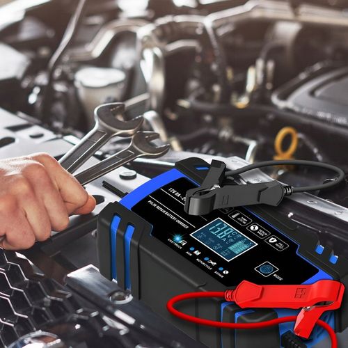 Prostownik samochodowy do akumulatorów LTC LX1204 12 V 24 V LCD ładowarka na Arena.pl