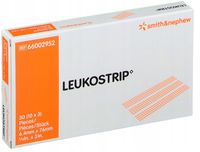 Smith Nephew - LEUKOSTRIP - 6,4 mm x 76 mm - 10 x 3 szt. - 30 szt.