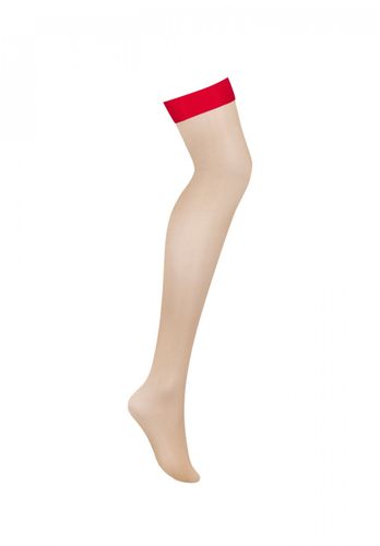 bielizna s814 pończochy czerwone  s/m na Arena.pl