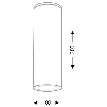 Downlight LAMPA sufitowa SUWA 7722 Shilo łazienkowa OPRAWA tuba IP44 biała zdjęcie 2
