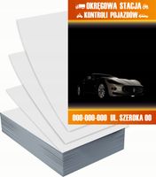Ulotki A4 reklamowe firmowe 5000szt OKRĘGOWA STACJA KONTROLI POJAZDÓW