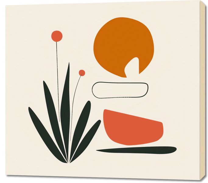 Obraz 100x90cm Abstrakcyjny Zen zdjęcie 1