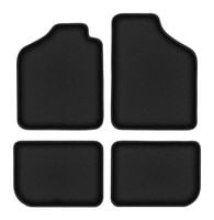 Dywaniki welurowe Fiat Uno 1983-2001 hatchback czarne podgumowane