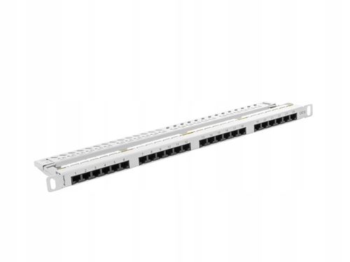 Patch panel Lanberg PPU6-0024-S 24 port 0.5U kat.6 szary na Arena.pl