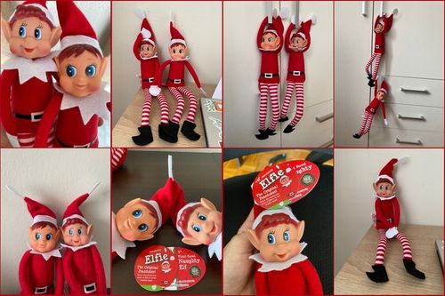 Skrzat swiateczny ELF PSOTNIK krasnal adwentowy figurka Elves Behavin na Arena.pl