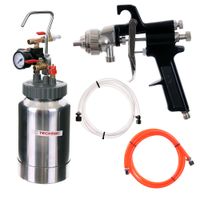 agregat malarski pt-2h pistolet natryskowy 1,8mm zbiornik ciśnieniowy 2l