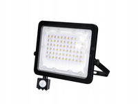 HALOGEN LED LAMPA NAŚWIETLACZ 50W 5000lm 4000K CZUJNIK RUCHU LUMAX LFL250S