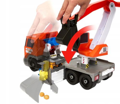 Matchbox Ciężarówka Koparka Duży pojazd z funkcją HPD64 na Arena.pl