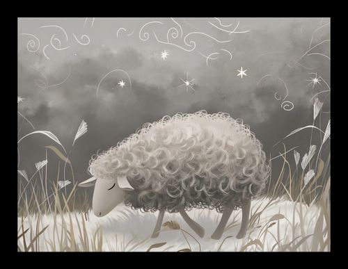 Plakat 20x15cm Bujna Owca na Arena.pl