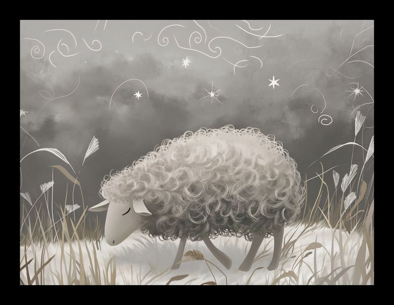 Plakat 20x15cm Bujna Owca zdjęcie 2