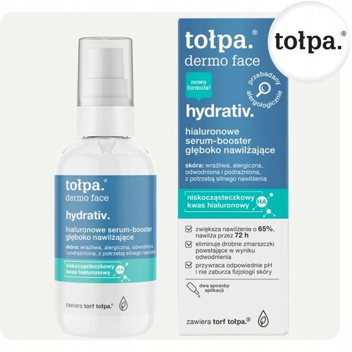 Hialuronowe Serum-Booster Silnie Nawilżające Przeciw Zmarszczkom 75ml Tołpa na Arena.pl