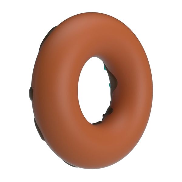 Pretty Love Choco Super Donut Silicone Cock Ring zdjęcie 5