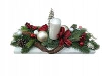 Stroik Bożonarodzeniowy Świąteczny na Boże Narodzenie Choinka DESKA DREWNO