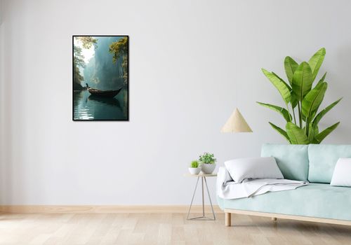 Plakat 53x81cm Samotność na Tafli na Arena.pl