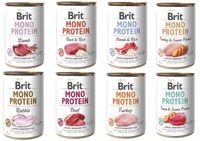 Karma Brit Mono Protein mix smaków 12x400g